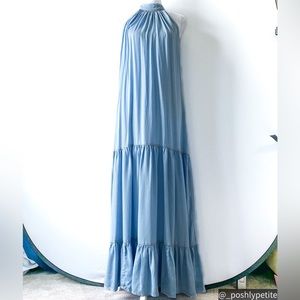 Vince Camuto s tiered chambray maxi  dress